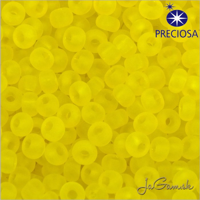 Rokajl Preciosa 10/0 Žltá priehľadná č.80010-25g (PR10007)